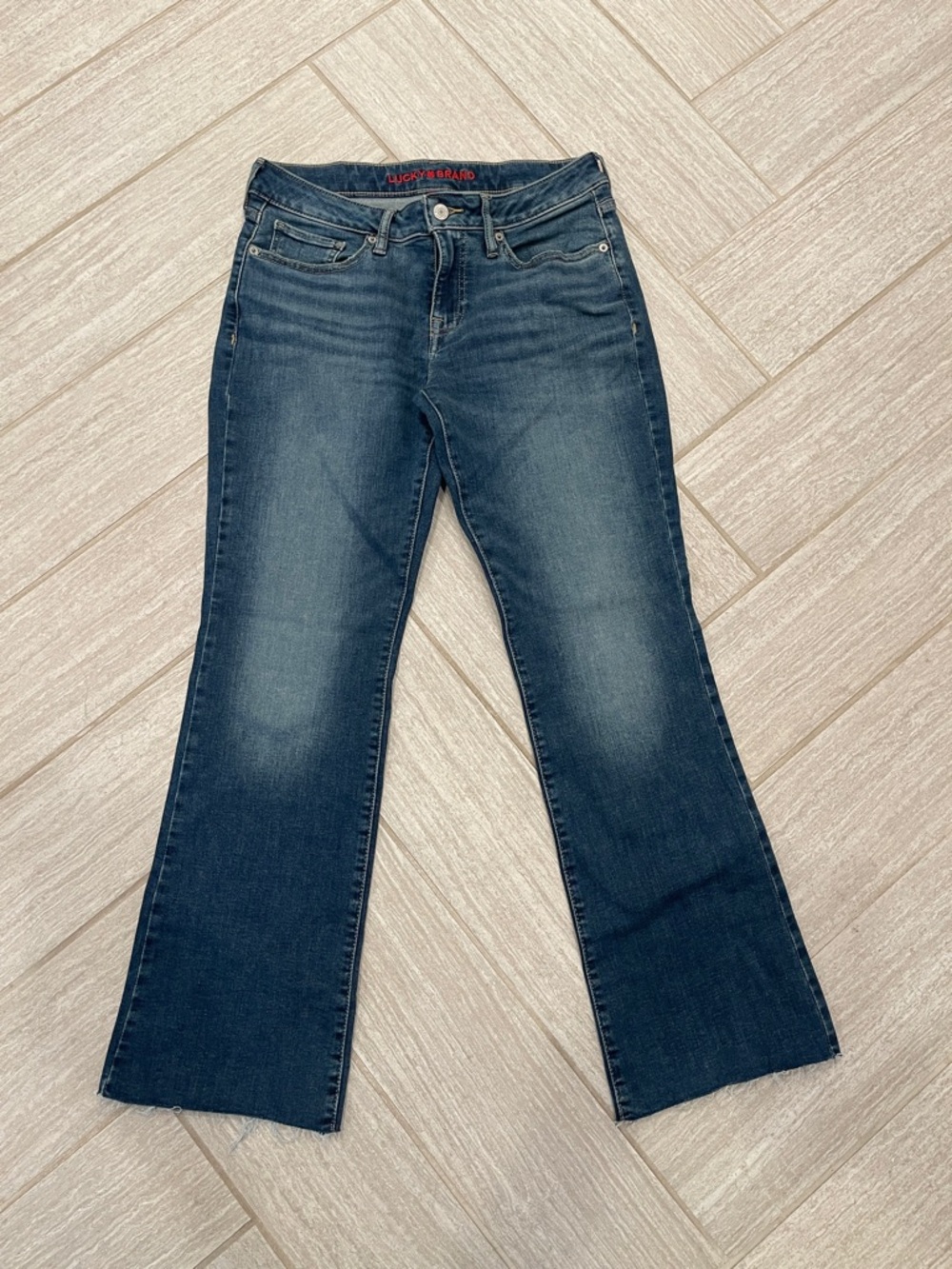 Lucky Brand Women's Dark Blue Flare Jeans
